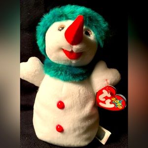 Ty Beanie Baby SNOWGIRL 2000 Vintage Retired With Tag